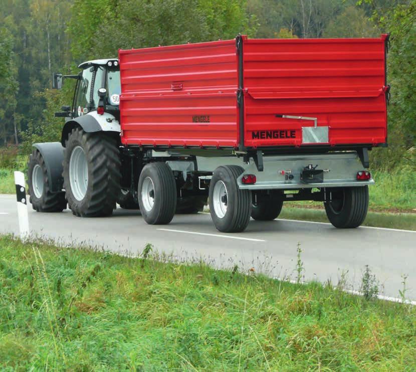 Vysokorychlostní nápravy jsou k dostání až do rychlosti 100 km/h.