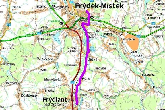 Silnice II/477 Frýdek-Místek - Baška - Frýdlant (+ III/48425) Rekonstrukce vybraných úseků