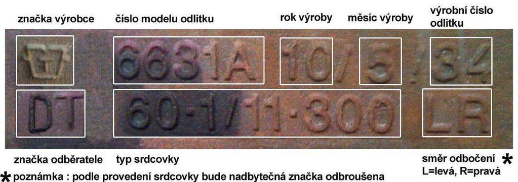 4.2 Způsob dodávky a balení výrobku Srdcovky se dodávají samostatně nebo jako komponenta železniční výhybky v nebalené formě na otevřených železničních vagónech nebo autech.