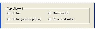 13 Nápověda k programu OM-Link 2) Vytvoření připojení typu pasivní odposlech rovněž předpokládá, že existuje fyzické připojení měřícího systému k určitému portu počítače (viz Možnosti fyzického