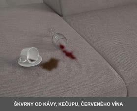 4.2. Starostlivosť o sedačky s látkovým poťahom Sedačky Phase sú dostupné v niekoľkých látkových vyhotoveniach.