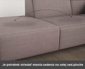 Ak po vyhladení rukou zostane vlnenie do 1,5 cm pri poťahových materiáloch ako je látka a koženka a pri koži zostane vlnenie do 2,5 cm (typické pre väčšie plochy), nie je dôvod na podanie reklamácie.