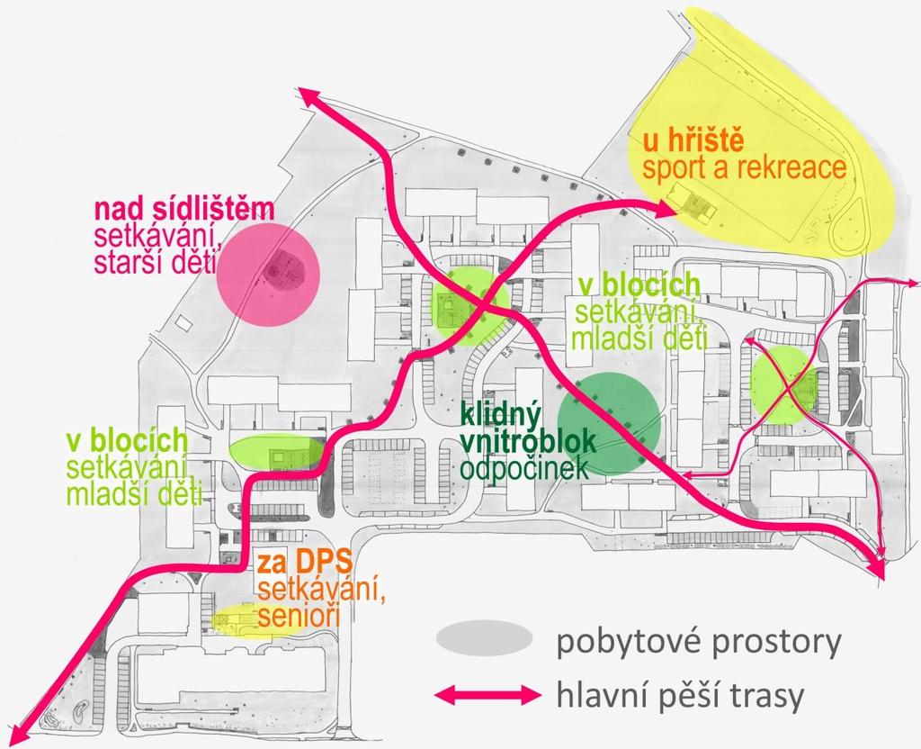 Studie slouží ke koordinaci úprav sídliště Podlesí a jeho bezprostředního okolí v budoucnu. Úpravy budou projektovány a realizovány postupně po částech.