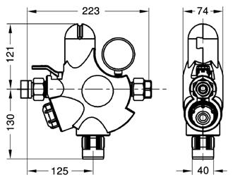 Filtry pro otopné soustavy JUDO JHF-F 3/4" Automatická doplňovací armatura je vřazena do potrubí a zajišťuje přívod doplňovací vody do otopné soustavy.