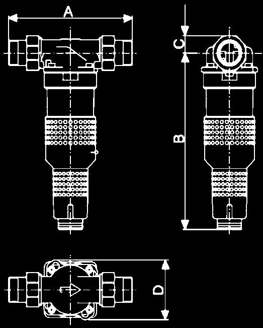 1/2" hadicí.