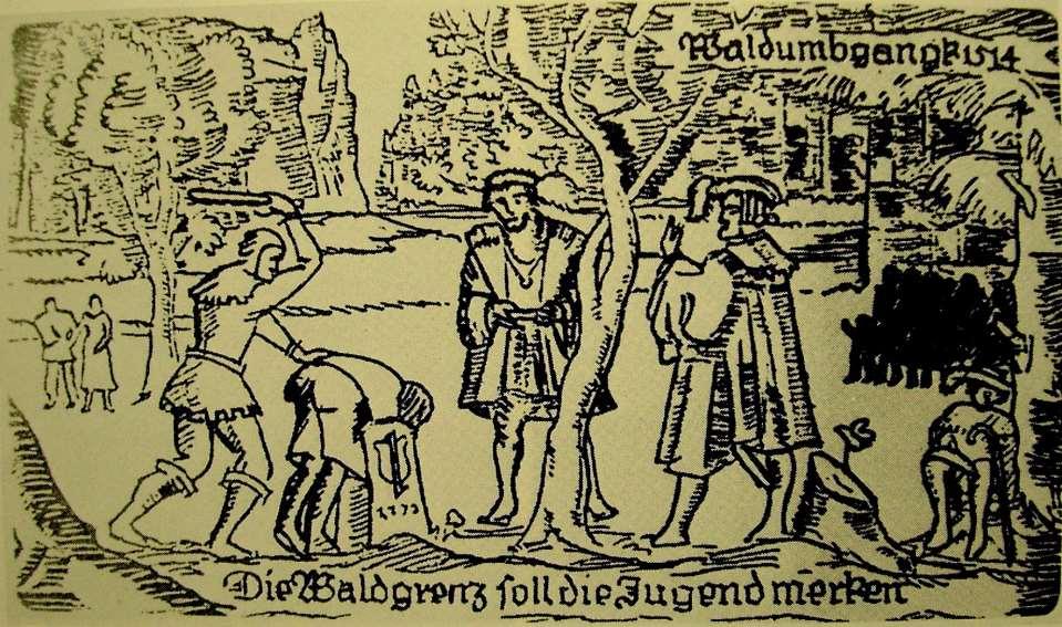 1511, koupě panství Mikulášem Trčkou z Lípy: již 2 díly hraničních lesů sporné Grosse Kriegholz u