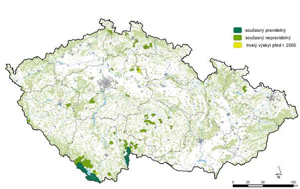 : SO; ČS ČR: EN; IUCN: LC; Bern: příl.