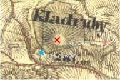 trigonometrické body, trojmezí katastrálních hranic, soutoky říční sítě, křižovatky komunikací, křížení hranic a komunikací, hranic a vodních toků, a křížení komunikací a vodních toků.