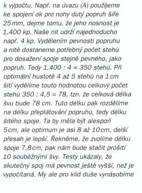 95 Obrázek 10: Návod na domácí výrobu lezeckého popruhu 96 Bezpečnost v případě jistících pomůcek byla dávána při všemožných způsobech domácí výroby na první místo.