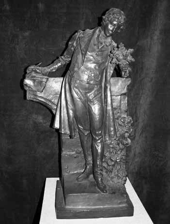 Kultura PŘEDMĚT MĚSÍCE Z MUZEA Dne 20. června uplynulo 170 let od narození významného českého sochaře Josefa Václava Myslbeka (1848 1922). Připomeňme si ho jeho dílem soškou Karla Hynka Máchy (inv. č. 7914), kterou si můžete přijít prohlédnout do galerie moderního umění v I.