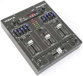 2 kanálový DJ mix pult Omnitronic GNOME-202 Mix pulty s DSP SK172587 Vonyx VMM-K602, 6-kan.