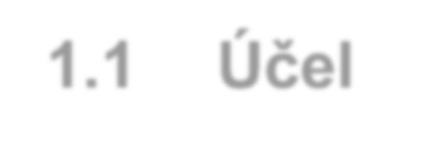 1. Úvod 1.1 Účel Směrnice st