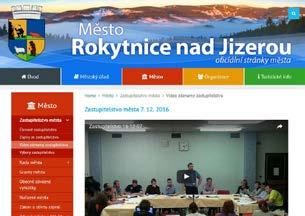 Zápisy z jednání rady města a zastupitelstva města, včetně rozprav a diskusí k jednotlivým bodům, jsou v plném znění včetně audiovizuálního záznamu ZM zveřejněny na webových stránkách města: www.