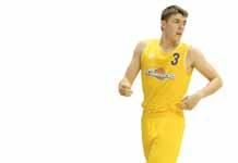 38 basketbal HRÁČ VEČERNÍKU Přes šestadvacet minut odehrál v posledních dvou zápasech mladý křídelník a odchovanec prostějovského basketbalu, který poprvé v kariéře zažil atmosféru play-off v