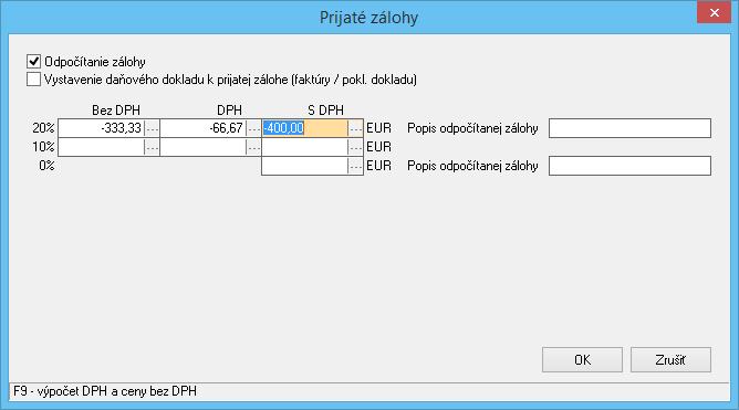 Poznámka Ak vytvárate doklady v sadokonte sami, aby ste mohli ručne zadávať základ DPH pre účet PND je potrebné v číselníku C-Číselníky-Účtovníctvo-Typy dokladov (faktúry, pohľadávky, záväzky) pre