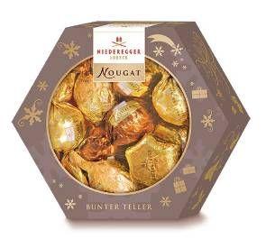 WEIHNACHTSCHMUCK NOUGAT vánoční ozdoby, postavičky Niederegger Weihnachtssterne