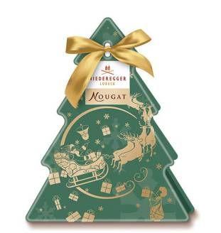 TANNENBAUME vánoční stromečky Hvězdičky ve všech příchutích (marcipán, nugát, pralinka) zabalené ve vánočním stromečku v krásném designu.