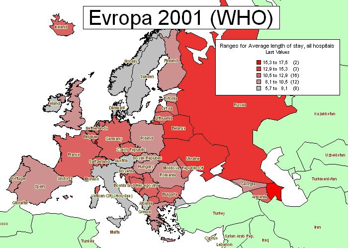 Obr.2a-b/: Průměrná ošetřovací doba v