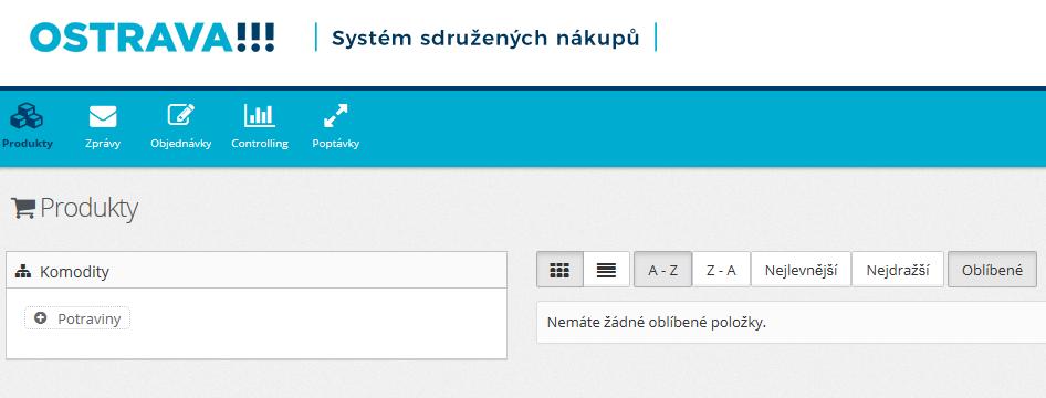 Str. 7 Pro vystavení objednávky klikněte na modré liště na záložku Objednávky V Systému sdružených nákupů lze vystavit tyto objednávky: 1.