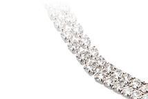 LUXURY LINE Colette 2348 48 Hematite Necklace Hypoallergenic Metal / Rh W: 56 mm, H: 42 mm, L: 38+7 cm W: 2.2", H: 1.6", L: 15.0+2.