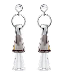 CLASSIC LINE CLASSIC Trio & Duo 2065 62 Smoke Topaz Hypoallergenic Metal / Rh W: 10 mm, H: 44 mm, L: 45 cm W: 0.4", H: 1.7", L: 17.