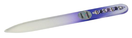 CLASSIC LINE CLASSIC Glass Nail Files PM01 Purple Small Glass Nail File W: 10 mm, H: 3 mm, L: 9 cm