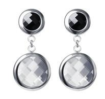 PREMIUM LINE Ebony 7308 20 Black Necklace W: 85 mm, H: 23 mm, L: 38+7 cm W: 3.3", H: 0.9", L: 15.0+2.