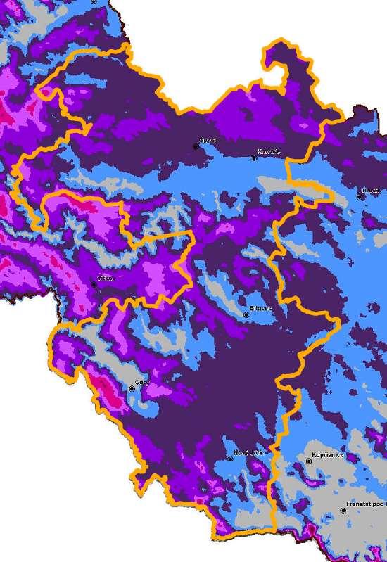 Větrnostní mapa MSK