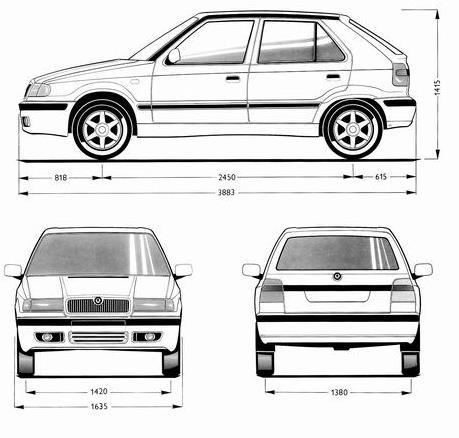 3 ŠKODA FELICIA Felicia je osobní automobil automobilky Škoda, který se vyráběl mezi roky 1994 až 2001.