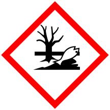 - 2/14 - Výstražný piktogram: Výstražné slovo: nevyžaduje sa Výstražné upozornenia: H410 Toxický pre vodné organizmy, s dlhodobými účinkami.