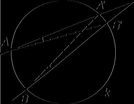Nechť je dána kružnice k(s, r) a bod M neležící na této kružnici (obr. 15a, b).