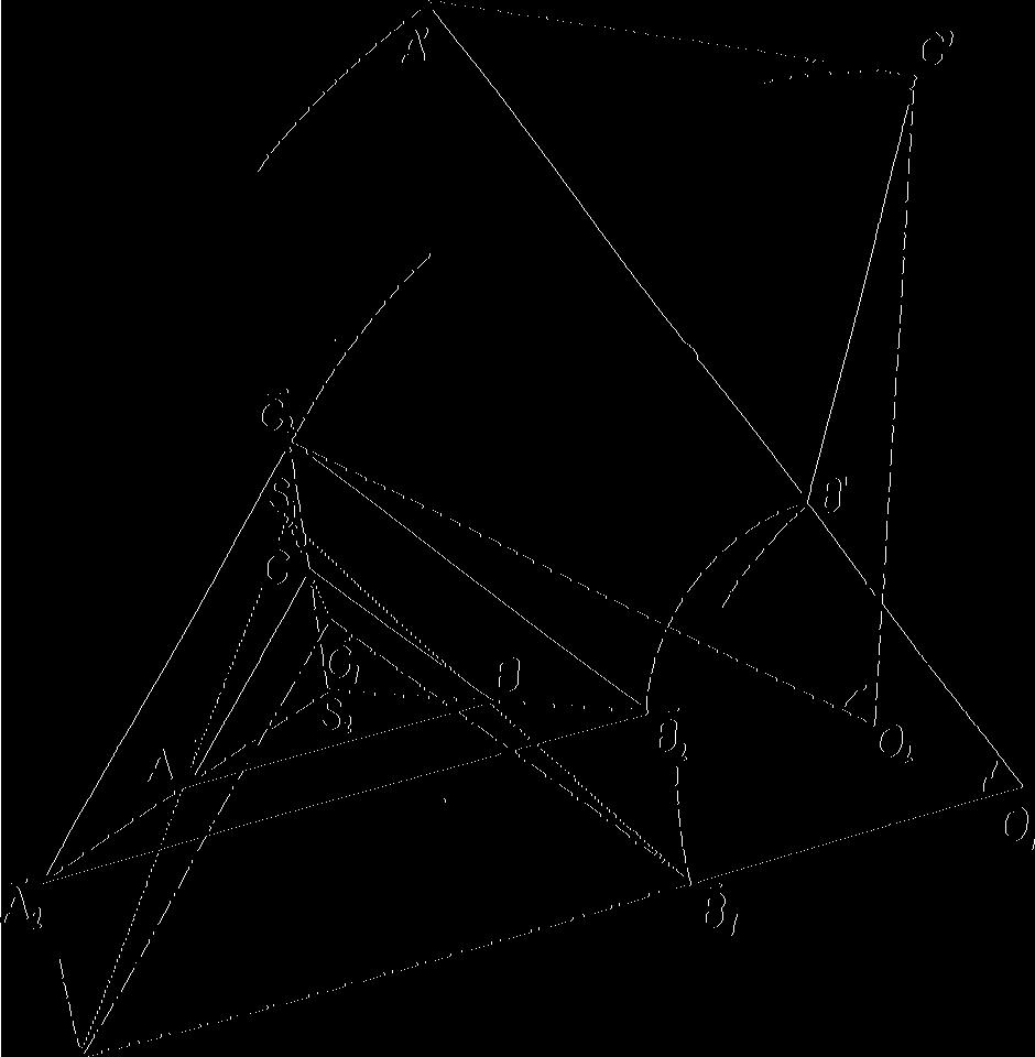 sc, (k je koeficient podobnosti). Bod S náleží tedyjr Apolloniovým kružnicím fii(a', A, k), /x 2 (B', B, k) a fi 3 [C', C, k).