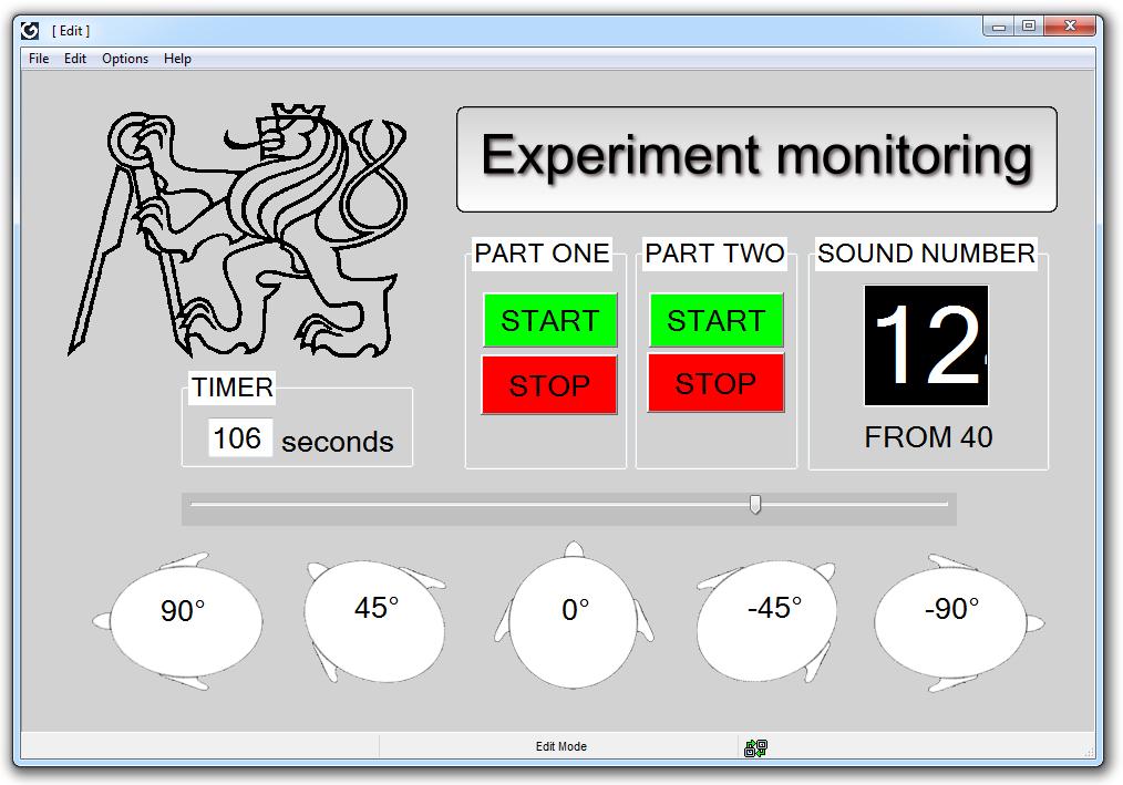 7.2.1. Grafické rozhraní Graphical Interface for Pure Data je multiplatformní rozšíření softwaru Pure Data, umožňující tvorbu grafického uživatelského rozhraní pro hotové programy v Pure Data, tzv.