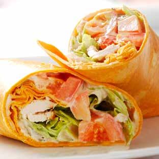 5,90 Eur 142 Kč Tortilla s kuřecím masem a zeleninou EN Tortilla with chicken meat and vegetables DE Tortilla