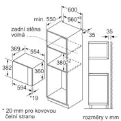 Mikrovlnná trouba CS658GRS1 BE634LGS1 Kompaktní parní