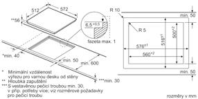 EX975LVV1E EH601FFB1E Indukční varná deska, 80 cm Indukční varná deska, 80 cm Indukční