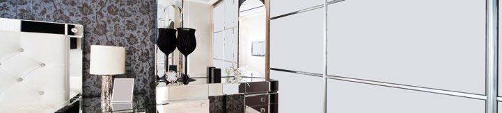 Lesklé materiály Mirror Gloss 6 Rozměr Tloušťky Nosná deska 2800 x 2050 mm 18, 19 mm dřevotříska Číslo dekoru/objednávací kód najdete na str. 6.34 Mirror Gloss MG jsou laminované dřevotřískové desky s nepřekonatelně lesklým povrchem vyráběné nejmodernější technologií.