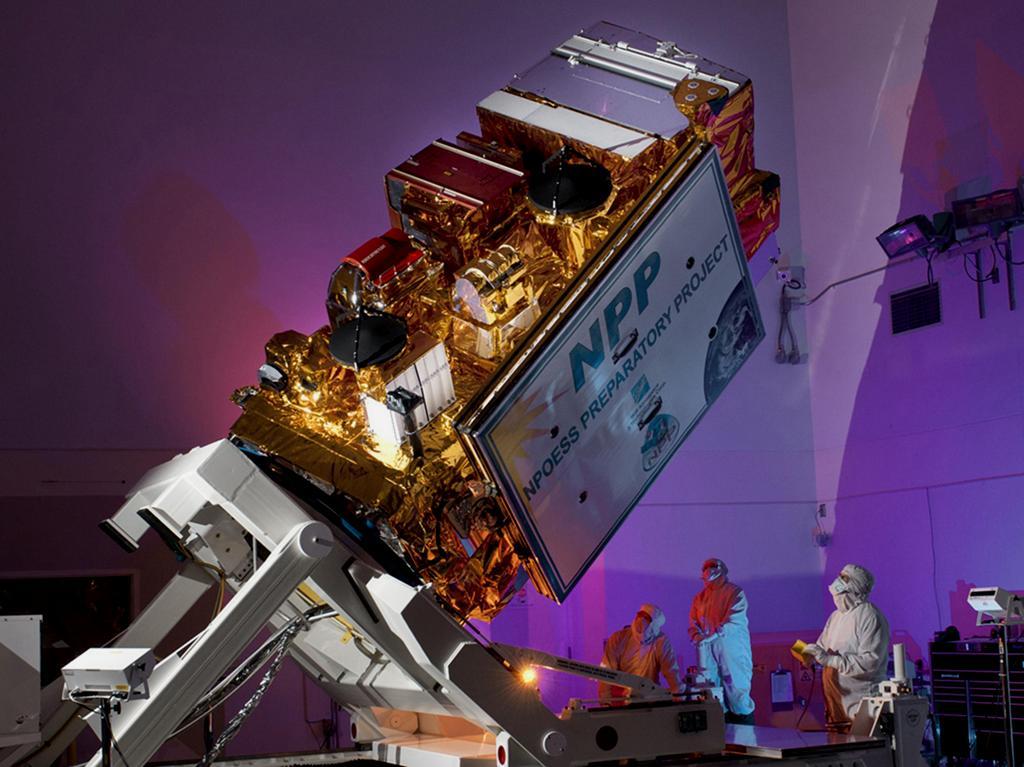 Družice Suomi NPP (National Polar-orbiting Partnership) Prototyp americké meteorologické