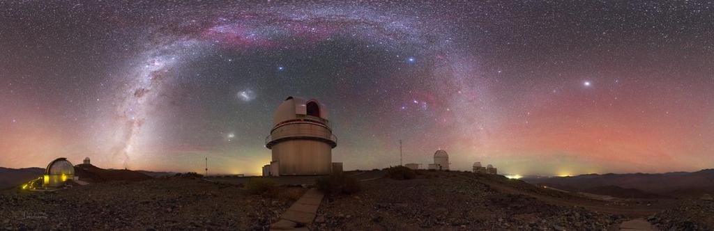 Ukázky vzhledu airglow 2015-01-19/20, Petr Horálek