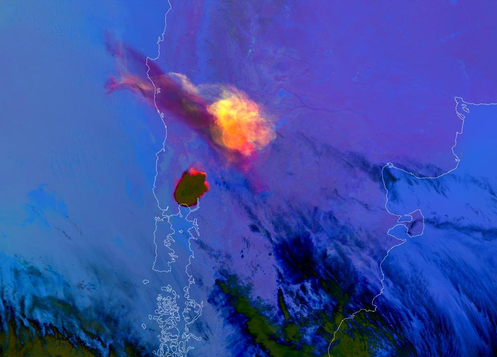 VIIRS noční mikrofyzikální RGB