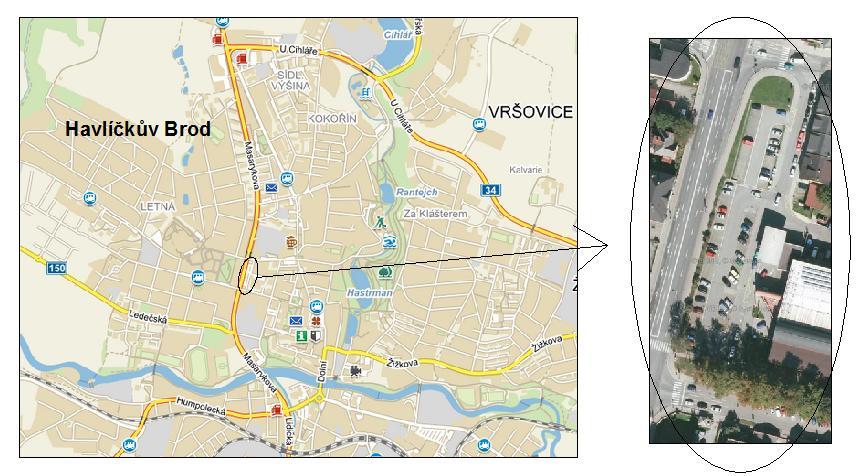 3.2 Parkovací plocha u obchodního domu Alej Parkovací plocha u obchodního domu Alej v Havlíčkově Brodě umožňuje řidičům využívat parkoviště na 2 hodiny zdarma a po překročení této časové doby se za