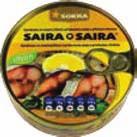 SAIRA*SAIRA Sardinela ve vlastní šťávě 240 g s citronem SOKRA 22,90 12 ks 260 dní