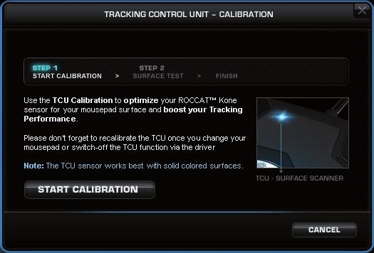 ADVANCED SETTINGS TCU Tracking Control Unit Jednotka TCU (Tracking Control Unit) je druhým snímačem kromě laseru.