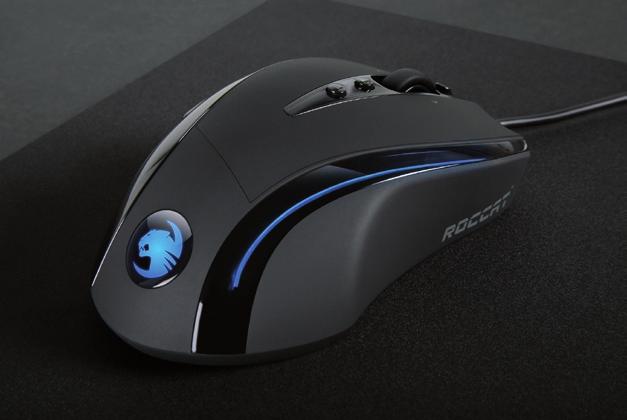 Myš ROCCAT Kone umožňuje maximální přizpůsobení individuálním požadavkům a vlastnostem konkrétního hráče.