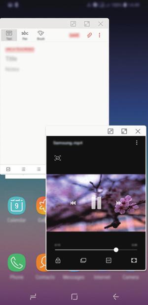 V zobrazení v novém okně můžete také spouštět více aplikací zároveň.