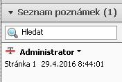 textu za jiný jsou použity značky dvě, nejprve škrt a pak vložení nového