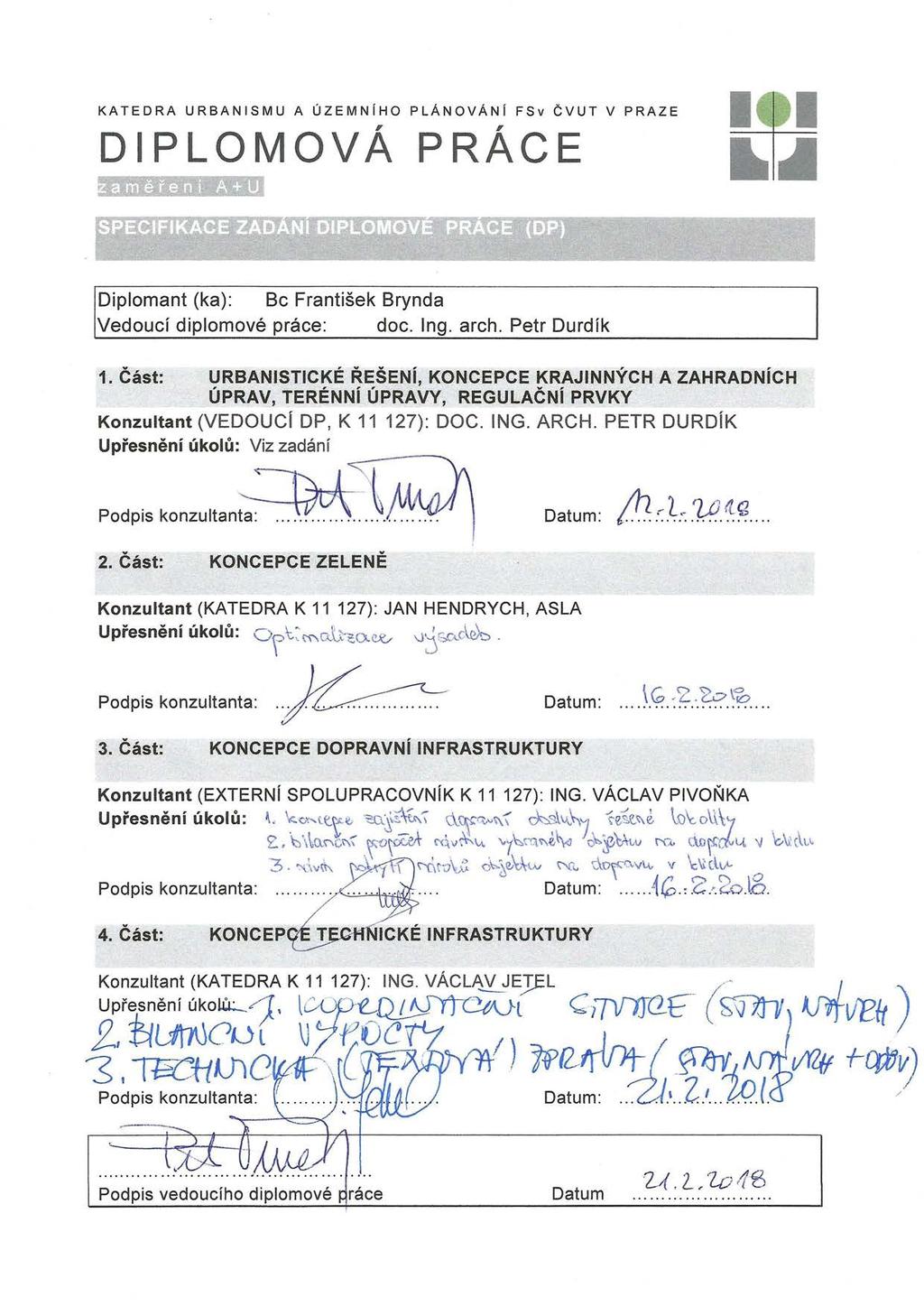 BC. FRANTIŠEK BRYNDA DIPLOMOVÁ PRÁCE ŽELEZNIČNÍ