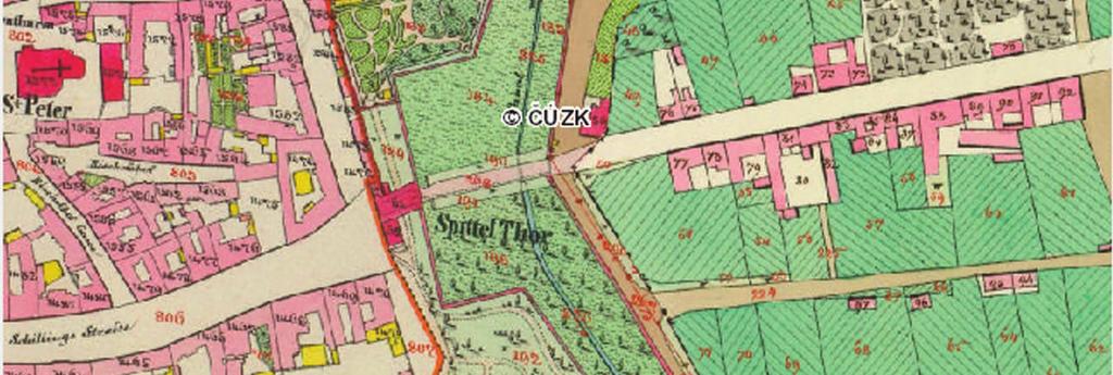 Proměny místa 1842 Poříčskou branou procházela jedna z hlavníchy pražských cest směrem na Vídeň, tehdejší Královská třída, dnešní Sokolovská ulice.