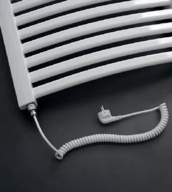 Koupelnové radiátory kombinované vytápění Všechna koupelnová tělesa CONCEPT lze doplnit elektrickou topnou tyčí.