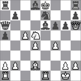 16... Se6 17.Jxe7 Sxe7 18.d5 Sd7 19.Sd2 (Janowski navrhl zlepšení 19.b4! Dxb4 20.Vb1 Dc5+ 21.Se3 Dd6 22.Sd4 b6 23.c5! bxc5 24.Se5 s výhrou. Je zřejmé, ze Lasker vedl obranu přesně.) 19...Kf8 20.